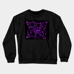 PURPLE GLASS ROSE Crewneck Sweatshirt